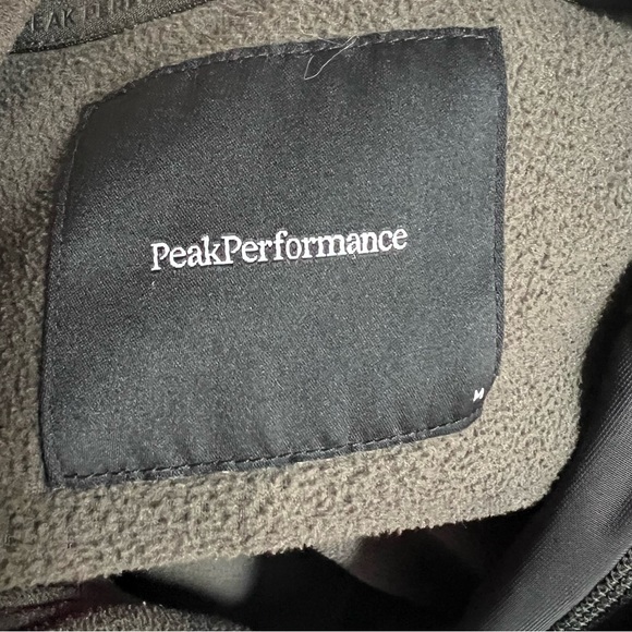 Peak Performance fleece Dark green size Large - Picture 3 of 10